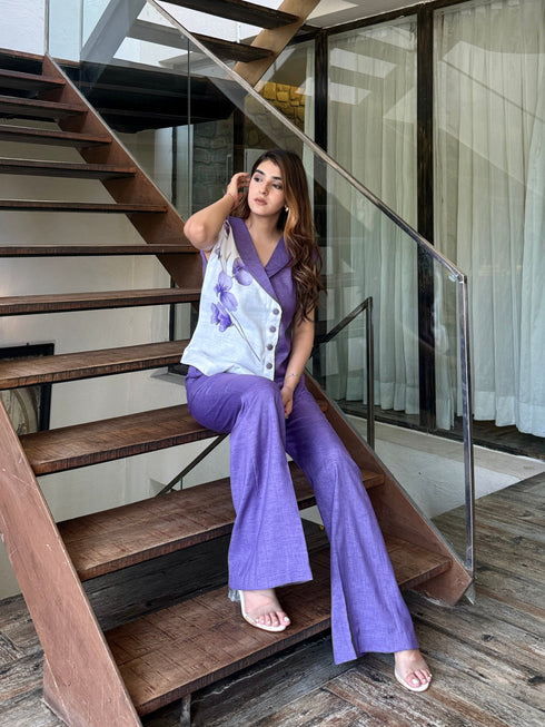 Purple Formal Summer Coord