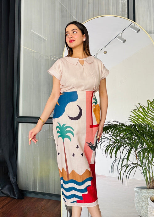 Palm Paradise Skirt Set