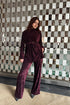 Bold Crushed Velvet Winter Coord Set