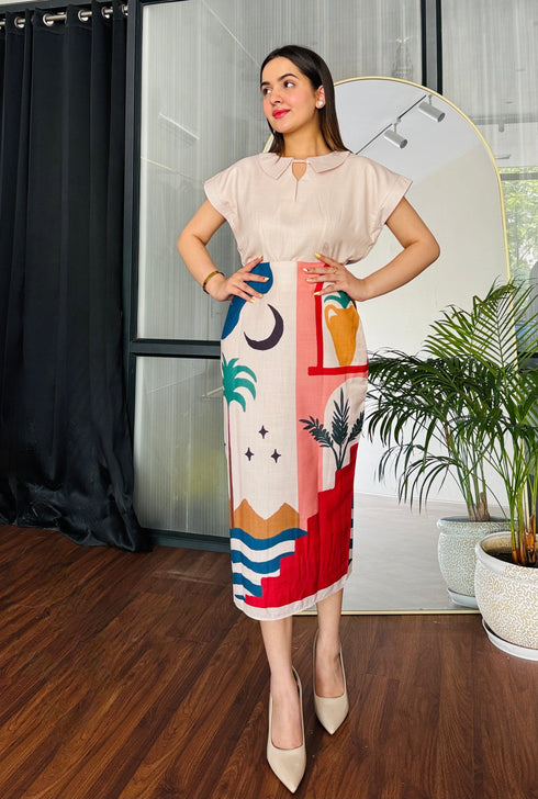 Palm Paradise Skirt Set