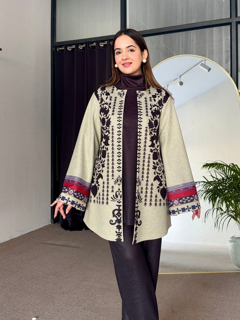 Ivory Twilight Winter 3 Piece Co Ord Set