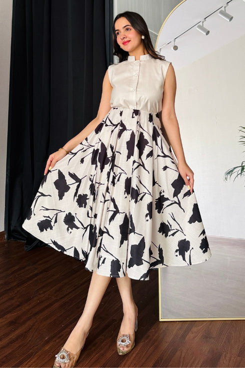 Dual Drama Skirt Set