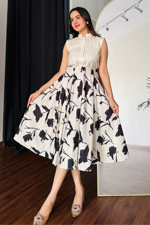 Dual Drama Skirt Set