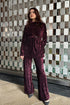 Bold Crushed Velvet Winter Coord Set