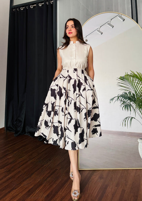 Dual Drama Skirt Set