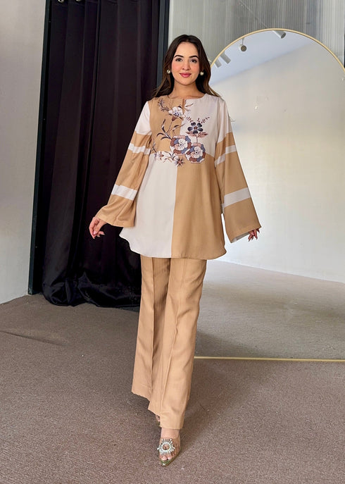 Pastel Two Tone Winter Co Ord Set