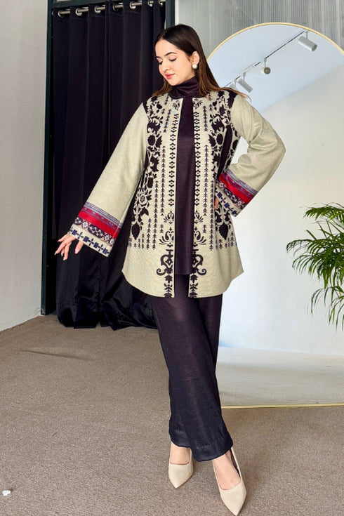 Ivory Twilight Winter 3 Piece Co Ord Set