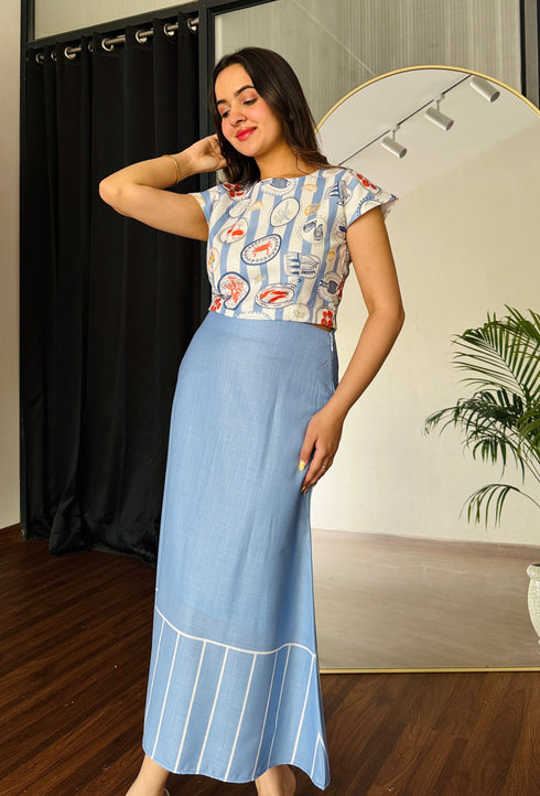 Cloud & Coast Skirt Set