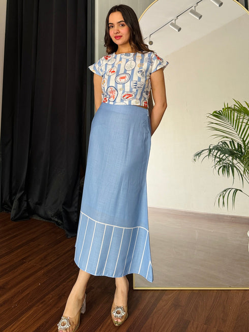 Cloud & Coast Skirt Set