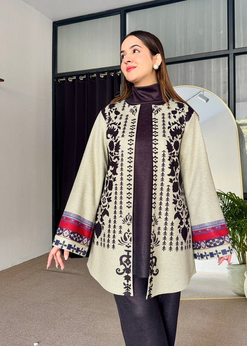 Ivory Twilight Winter 3 Piece Co Ord Set