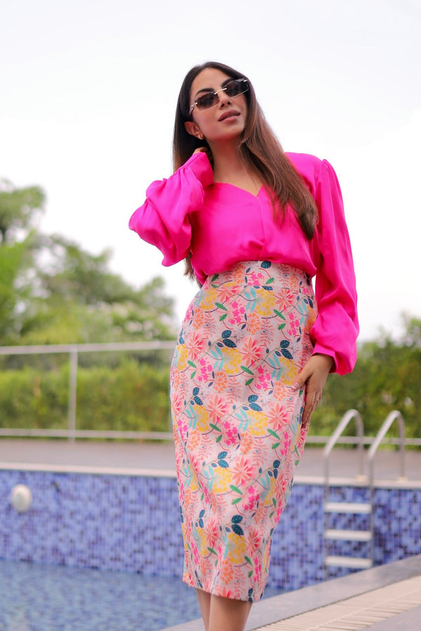 Colorful Skirt Set