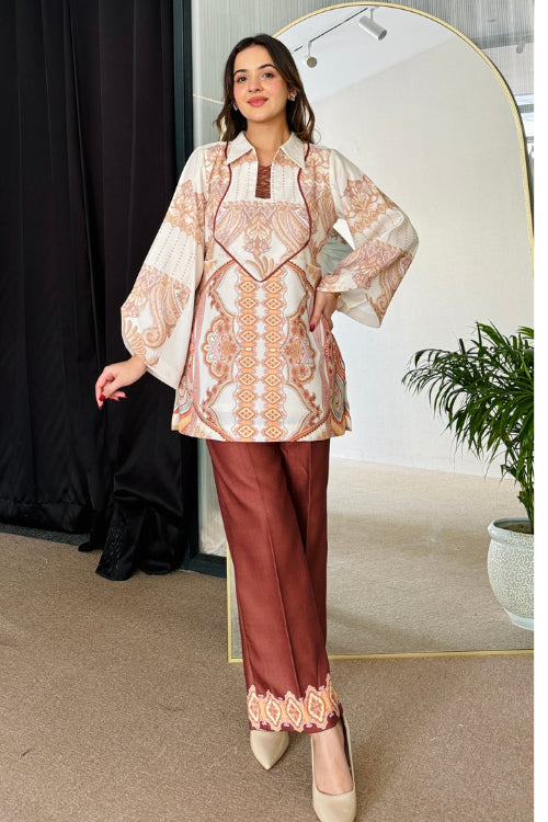 Cinammon Bliss Winter Kurta Set