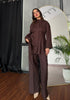 Choco Linen Co-ord Set
