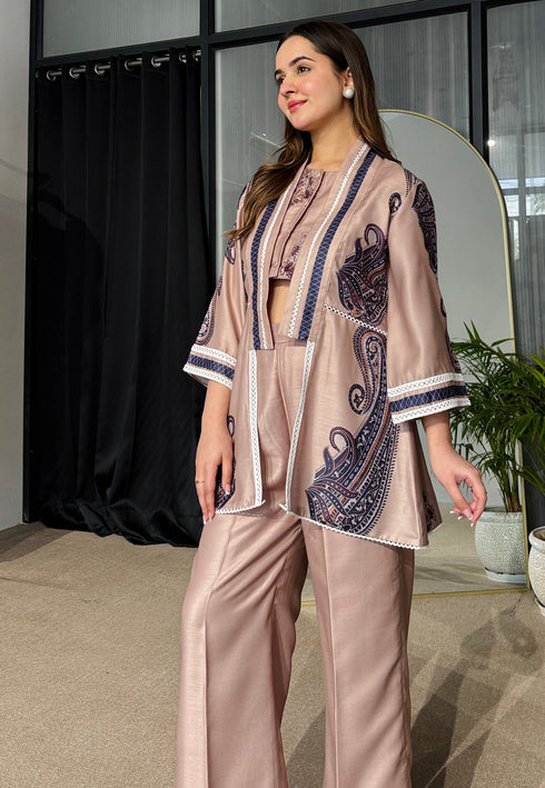 Mocha 3 Piece Co Ord Set