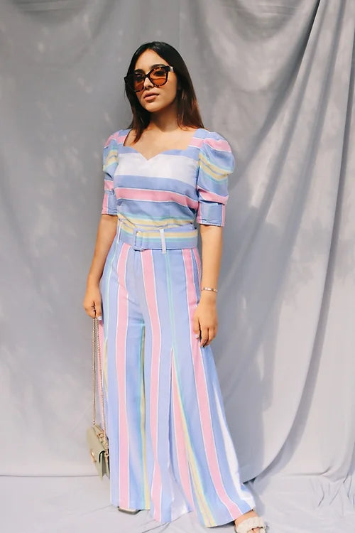 Classy Striped Co Ord Set